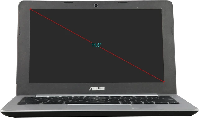Alt view image 5 of 8 - ASUS C200MA-DS01/C Grade C Chromebook Intel Celeron N2830 (2.16 GHz) 2 GB Memory 16 GB eMMC 11.6" Chrome OS