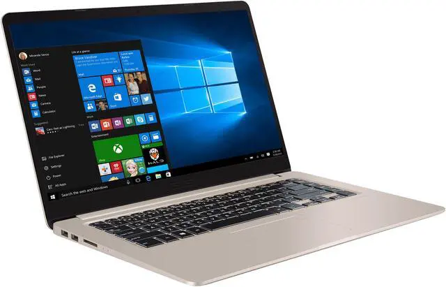 Alt view image 2 of 10 - ASUS VivoBook S  Intel Core i5-8250U Processor, 8 GB DDR4 RAM, 256 GB SSD, 15.6" FHD WideView Display, ASUS NanoEdge Bezel, Metal Cover Ultra-Thin and Portable Laptop, S510UA-DS51