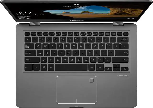 Alt view image 5 of 13 - ASUS ZenBook Flip UX461UA-DS51T Ultra-Slim Convertible 2-in1 Laptop 14" FHD, 8th Gen Intel Core i5 Processor, 8 GB Memory, 256 GB SSD, Windows 10 Home, Backlit keyboard, Fingerprint, Stylus Pen