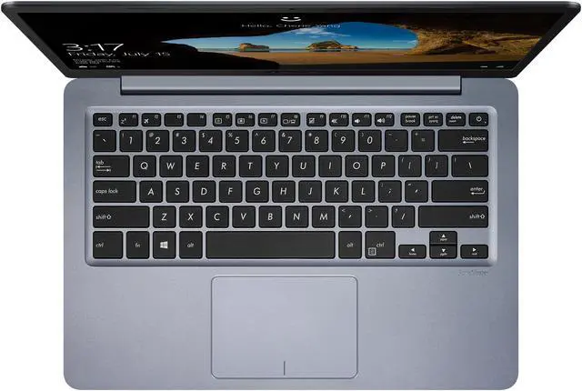 Alt view image 5 of 15 - ASUS Laptop E406 14" Thin and Light Laptop, Intel Celeron N3060 (up to 2.48 GHz), 4 GB DDR3 RAM, 64 GB eMMC Storage, 14" FHD NanoEdge Display, 802.11ac Wi-Fi, Windows 10, E406SA-DS04