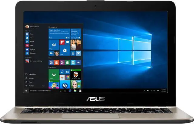 Alt view image 3 of 10 - ASUS VivoBook F441 Light and Powerful Laptop, AMD A9-9420 Dual Core Processor (Boost up to 3.60 GHz) with Radeon R5 Graphics, 8 GB DDR4 RAM, 1 TB HDD, 14" FHD Display, Windows 10, F441BA-ES91