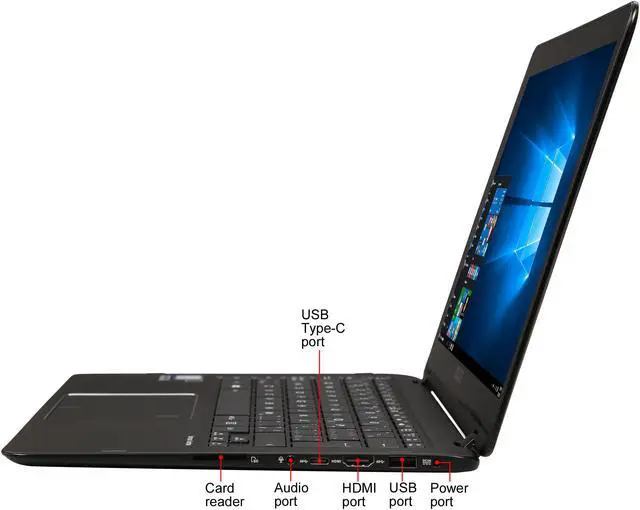 Alt view image 2 of 8 - ASUS Zenbook Flip Intel Core i5-7200U 8GB Memory 256 GB SSD 13.3" Touch Screen Convertible 2-in-1 Laptop Windows 10 Pro 64-Bit UX360UA-Q52SP-CB
