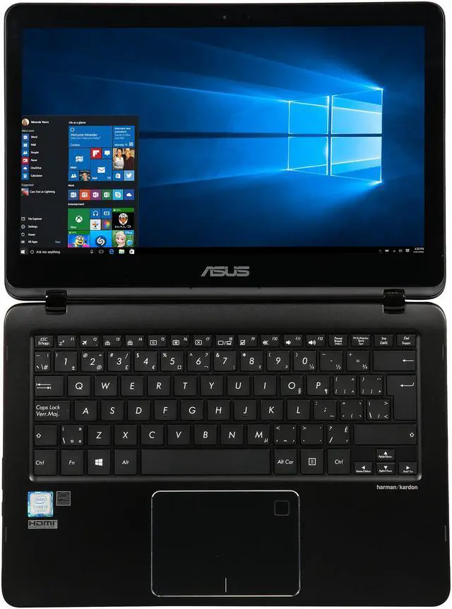 Alt view image 6 of 8 - ASUS Zenbook Flip Intel Core i5-7200U 8GB Memory 256 GB SSD 13.3" Touch Screen Convertible 2-in-1 Laptop Windows 10 Pro 64-Bit UX360UA-Q52SP-CB