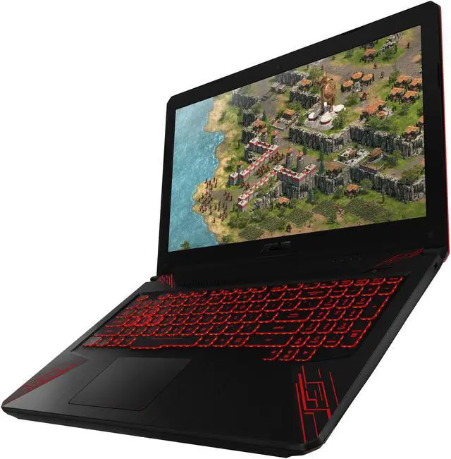 Alt view image 2 of 12 - ASUS TUF FX504GD-ES51 15.6" FHD GeForce GTX 1050 Quad Core Intel i5-8300H 8 GB Memory (2666 MHz) 1 TB SSHD Windows 10 Home Gaming Laptop