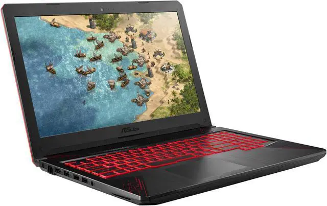 Alt view image 4 of 12 - ASUS TUF FX504GD-ES51 15.6" FHD GeForce GTX 1050 Quad Core Intel i5-8300H 8 GB Memory (2666 MHz) 1 TB SSHD Windows 10 Home Gaming Laptop