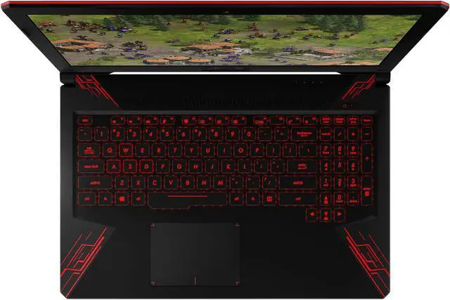 Alt view image 7 of 12 - ASUS TUF FX504GD-ES51 15.6" FHD GeForce GTX 1050 Quad Core Intel i5-8300H 8 GB Memory (2666 MHz) 1 TB SSHD Windows 10 Home Gaming Laptop