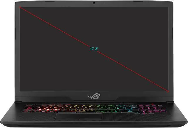 Alt view image 17 of 19 - ASUS ROG Strix Scar Edition 17.3" Gaming Laptop, 8th-Gen 6-Core Intel Core i7-8750H Processor (Up to 3.9 GHz), GeForce GTX 1070 8 GB, 144 Hz 3 ms Display, 16 GB DDR4, 256 GB PCIe SSD + 1 TB SSHD