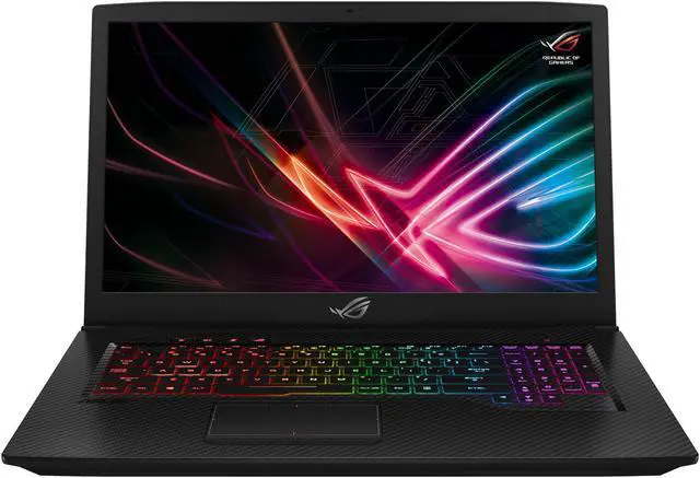 Alt view image 2 of 13 - ASUS ROG GL703GM-DS74 Strix Scar Edition 17.3" Gaming Laptop, 8th-Gen 6-Core Intel Core i7-8750H Processor (Up to 3.9 GHz), GeForce GTX 1060 6 GB, 120 Hz 3 ms Display, 16 GB DDR4, 256 GB PCIe SSD + 1 TB SSHD