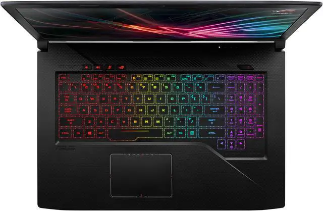 Alt view image 8 of 14 - ASUS ROG Strix Scar Edition 17.3" Gaming Laptop, 8th-Gen 6-Core Intel Core i7-8750H Processor (Up to 3.9 GHz), GeForce GTX 1050 Ti 4 GB, 120 Hz 3 ms Display, 16 GB DDR4, 128 GB PCIe SSD + 1 TB SSHD
