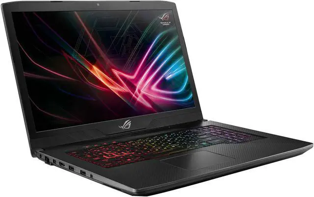 Alt view image 3 of 14 - ASUS ROG Strix Scar Edition 17.3" Gaming Laptop, 8th-Gen 6-Core Intel Core i7-8750H Processor (Up to 3.9 GHz), GeForce GTX 1050 Ti 4 GB, 120 Hz 3 ms Display, 16 GB DDR4, 128 GB PCIe SSD + 1 TB SSHD