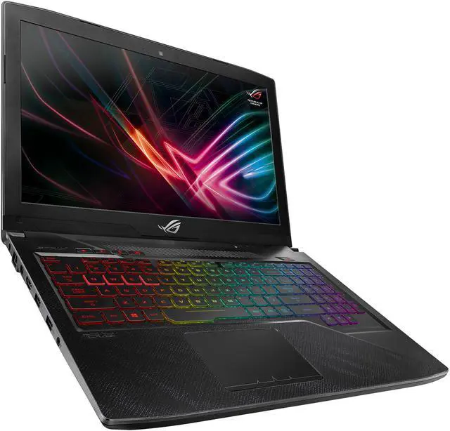 Alt view image 5 of 15 - ASUS ROG Strix Hero Edition 15.6" Gaming Laptop, 8th-Gen Intel Core i5-8300H Processor (Up to 3.9 GHz), GeForce GTX 1050 Ti 4 GB, 120 Hz 3 ms Display, 8 GB DDR4, 128 GB PCIe SSD + 1 TB SSHD, RGB Keyboard