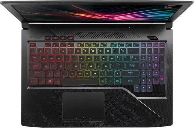 Alt view image 6 of 15 - ASUS ROG Strix Hero Edition 15.6" Gaming Laptop, 8th-Gen Intel Core i5-8300H Processor (Up to 3.9 GHz), GeForce GTX 1050 Ti 4 GB, 120 Hz 3 ms Display, 8 GB DDR4, 128 GB PCIe SSD + 1 TB SSHD, RGB Keyboard