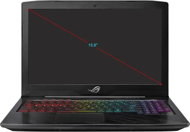 Alt view image 13 of 15 - ASUS ROG Strix Hero Edition 15.6" Gaming Laptop, 8th-Gen Intel Core i5-8300H Processor (Up to 3.9 GHz), GeForce GTX 1050 Ti 4 GB, 120 Hz 3 ms Display, 8 GB DDR4, 128 GB PCIe SSD + 1 TB SSHD, RGB Keyboard