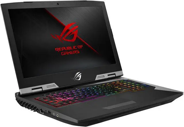 Alt view image 3 of 20 - ASUS ROG G703GI-XS74 Unlocked Intel Core i7-8750H Processor, Overclocked GeForce GTX 1080 8 GB, 17.3" 144 Hz 3 ms G-SYNC Display, 512 GB PCIe SSD + 1 TB SSHD, 32 GB DDR4, RGB Keyboard