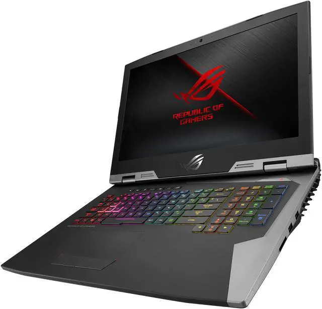 Alt view image 4 of 20 - ASUS ROG G703GI-XS74 Unlocked Intel Core i7-8750H Processor, Overclocked GeForce GTX 1080 8 GB, 17.3" 144 Hz 3 ms G-SYNC Display, 512 GB PCIe SSD + 1 TB SSHD, 32 GB DDR4, RGB Keyboard
