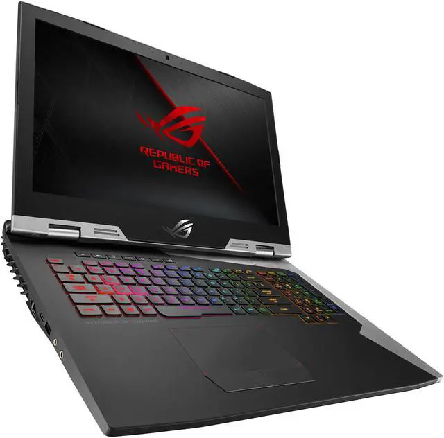 Alt view image 5 of 20 - ASUS ROG G703GI-XS74 Unlocked Intel Core i7-8750H Processor, Overclocked GeForce GTX 1080 8 GB, 17.3" 144 Hz 3 ms G-SYNC Display, 512 GB PCIe SSD + 1 TB SSHD, 32 GB DDR4, RGB Keyboard