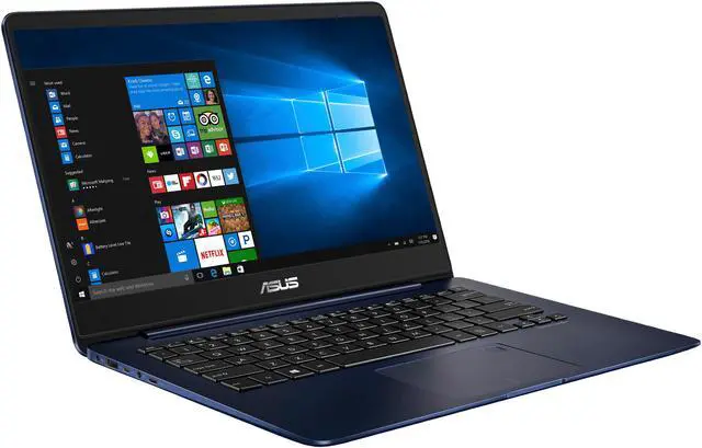 Alt view image 2 of 20 - ASUS ZenBook14 Intel Core i7-8550U (up to 4.00 GHz), 8 GB LPDDR3, 256 GB SSD, NVIDIA GeForce MX150, Windows 10, Backlit Keyboard, Ultra-Slim 14 inch FHD Display, NEWEGG EXCLUSIVE UX430UN-NB71