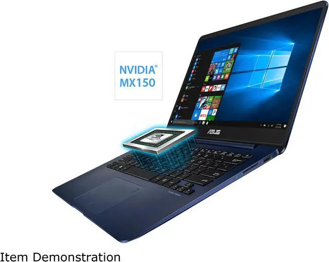Alt view image 18 of 20 - ASUS ZenBook14 Intel Core i7-8550U (up to 4.00 GHz), 8 GB LPDDR3, 256 GB SSD, NVIDIA GeForce MX150, Windows 10, Backlit Keyboard, Ultra-Slim 14 inch FHD Display, NEWEGG EXCLUSIVE UX430UN-NB71