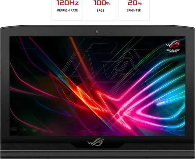 Alt view image 5 of 15 - ASUS GL503VM-SKT1 15.6" 120 Hz Intel Core i7 7th Gen 7700HQ (2.80 GHz) NVIDIA GeForce GTX 1060 16 GB Memory 256 GB PCIe SSD 1 TB SSHD Windows 10 Home 64-Bit Gaming Laptop -- ONLY @ NEWEGG