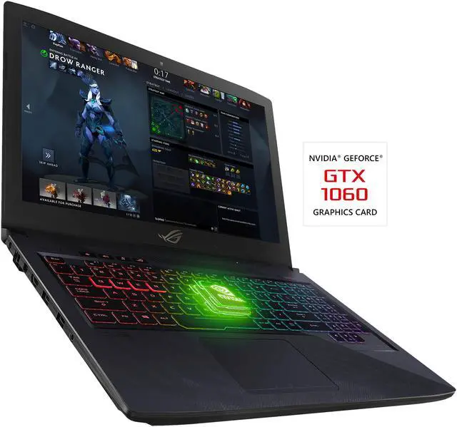 Alt view image 7 of 15 - ASUS GL503VM-SKT1 15.6" 120 Hz Intel Core i7 7th Gen 7700HQ (2.80 GHz) NVIDIA GeForce GTX 1060 16 GB Memory 256 GB PCIe SSD 1 TB SSHD Windows 10 Home 64-Bit Gaming Laptop -- ONLY @ NEWEGG