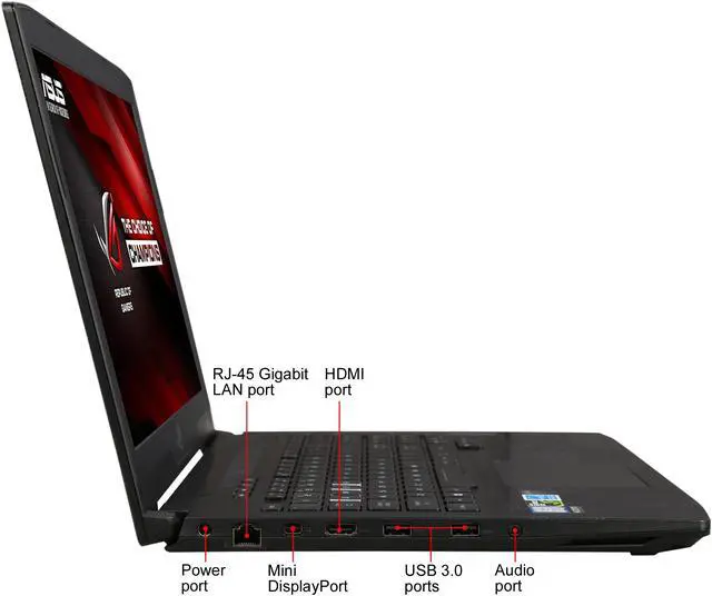 Alt view image 12 of 15 - ASUS GL503VM-SKT1 15.6" 120 Hz Intel Core i7 7th Gen 7700HQ (2.80 GHz) NVIDIA GeForce GTX 1060 16 GB Memory 256 GB PCIe SSD 1 TB SSHD Windows 10 Home 64-Bit Gaming Laptop -- ONLY @ NEWEGG