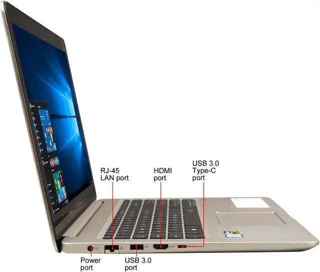 Alt view image 4 of 8 - ASUS VivoBook Pro Performance Laptop, Intel Core i7-8750H, GTX 1050 4 GB, 16 GB DDR4, 512 GB M.2 SSD, 15.6" 4K Ultra HD WideView Touch Display, Fingerprint Sensor, N580GD-XB76T