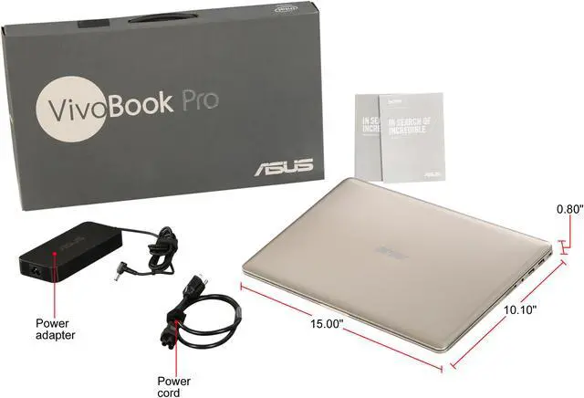 Alt view image 8 of 8 - ASUS VivoBook Pro Performance Laptop, Intel Core i7-8750H, GTX 1050 4 GB, 16 GB DDR4, 512 GB M.2 SSD, 15.6" 4K Ultra HD WideView Touch Display, Fingerprint Sensor, N580GD-XB76T