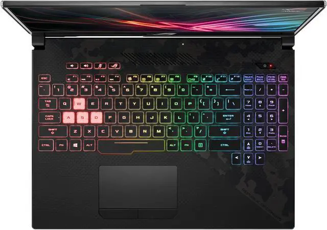 Alt view image 6 of 11 - ASUS GL504GS-DS74 ROG Strix SCAR II Gaming Laptop, 15.6" 144 Hz IPS-Type Slim Bezel Display, GeForce GTX 1070 8 GB, Intel Core i7-8750H Processor (up to 3.9 GHz), 256 GB PCIe SSD + 1 TB SSHD, 16 GB DDR4, RGB Keyboard