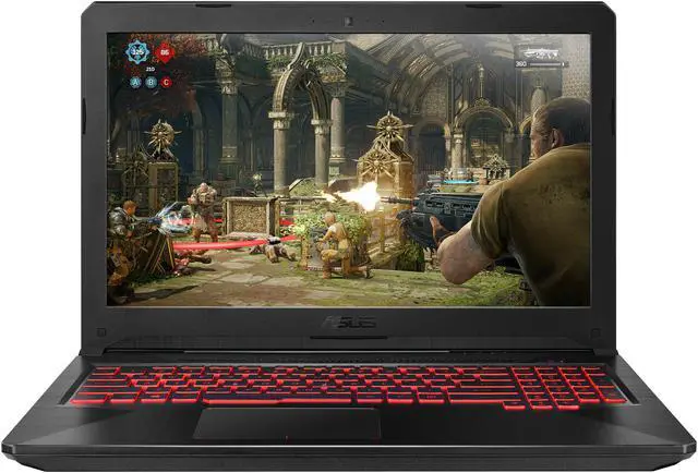 Alt view image 2 of 14 - ASUS TUF FX504GE-US52 15.6" IPS FHD GeForce GTX 1050Ti 4GB VRAM Quad Core Intel i5-8300H 8GB RAM 1TB FireCuda SSHD Windows 10 Home Gaming Laptop