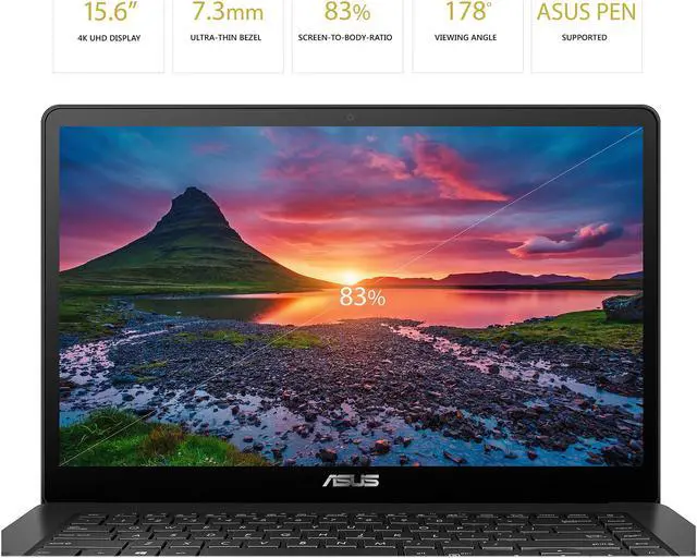 Alt view image 8 of 10 - ASUS ZenBook UX550VE-XH71 15.6-inch NanoEdge Full HD GTX 1050 Ti i7-7700HQ 16 GB Memory PCIe NVMe 512 GB SSD Windows 10 Pro Gaming Laptop