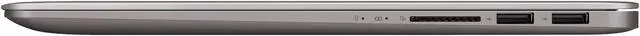 Alt view image 7 of 15 - ASUS ZenBook UX410UA-AS74 Ultra-Slim Laptop 14" FHD IPS WideView Display, Intel Core i7-8550U Up to 4.00 GHz Processor, 8 GB DDR4, 128 GB SSD + 1 TB HDD, Windows 10, Backlit Keyboard, 3.10 lbs. Quartz Grey