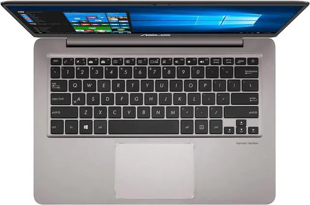 Alt view image 5 of 15 - ASUS ZenBook UX410UA-AS74 Ultra-Slim Laptop 14" FHD IPS WideView Display, Intel Core i7-8550U Up to 4.00 GHz Processor, 8 GB DDR4, 128 GB SSD + 1 TB HDD, Windows 10, Backlit Keyboard, 3.10 lbs. Quartz Grey