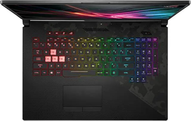 Alt view image 7 of 17 - ROG Strix SCAR II Gaming Laptop, 17.3" 144 Hz 3 ms IPS, Intel Core i7-8750H, GeForce GTX 1060 6 GB, 16 GB DDR4, 256 GB PCIe SSD + 1 TB HDD - GL704GM-DH74