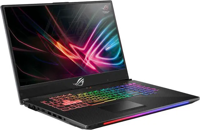 Alt view image 3 of 17 - ROG Strix SCAR II Gaming Laptop, 17.3" 144 Hz 3 ms IPS, Intel Core i7-8750H, GeForce GTX 1060 6 GB, 16 GB DDR4, 256 GB PCIe SSD + 1 TB HDD - GL704GM-DH74