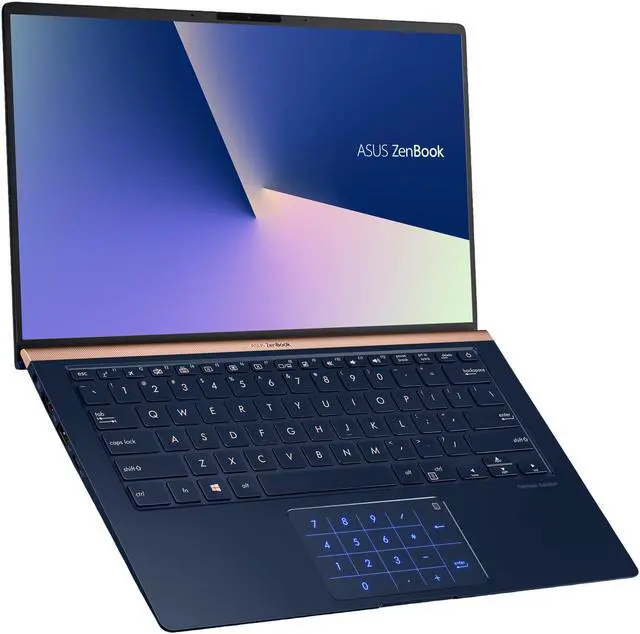 Alt view image 3 of 18 - ASUS ZenBook 14" Intel Core Whiskey Lake i7-8565U Processor, 16 GB LPDDR3, 512 GB PCIe SSD, Backlit KB, NumberPad, FHD Nano-Edge Bezel Windows 10 - UX433FA-DH74, Royal Blue