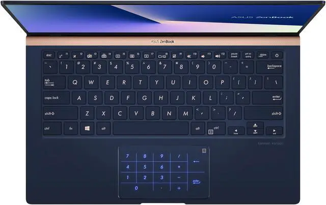 Alt view image 6 of 18 - ASUS ZenBook 14" Intel Core Whiskey Lake i7-8565U Processor, 16 GB LPDDR3, 512 GB PCIe SSD, Backlit KB, NumberPad, FHD Nano-Edge Bezel Windows 10 - UX433FA-DH74, Royal Blue