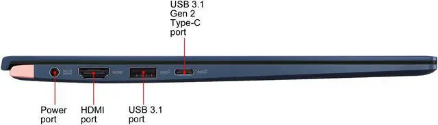 Alt view image 18 of 18 - ASUS ZenBook 14" Intel Core Whiskey Lake i7-8565U Processor, 16 GB LPDDR3, 512 GB PCIe SSD, Backlit KB, NumberPad, FHD Nano-Edge Bezel Windows 10 - UX433FA-DH74, Royal Blue