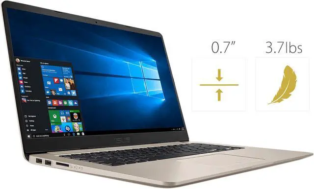 Alt view image 8 of 13 - ASUS VivoBook Intel Core i5-8250U, 4 GB DDR4 + 16 GB Intel Optane, 1 TB Optane Enhanced, MX150 Graphics, 15.6" NanoEdge Full HD, FP, S510UN-DB55 Thin and Portable Laptop,