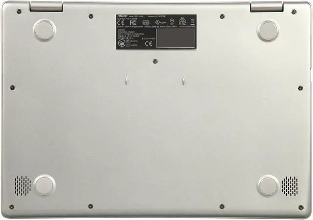 Alt view image 7 of 8 - ASUS Chromebook C423NA-DH02 14.0" HD NanoEdge Display with 180 Degree Hinge Intel Dual Core Celeron Processor, 4 GB RAM, 32 GB eMMC Storage, Silver Color