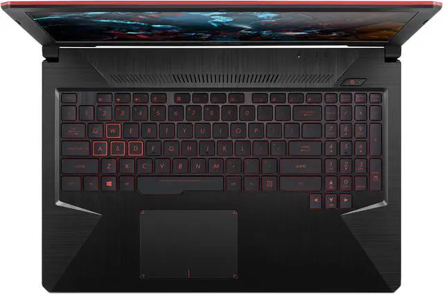 Alt view image 7 of 13 - ASUS TUF FX504GM-WH51 15.6" IPS FHD, Quad Core Intel i5-8300H NVIDIA GeForce GTX 1060 256 GB SSD 8 GB Memory Windows 10 Home VR Ready Gaming Laptop
