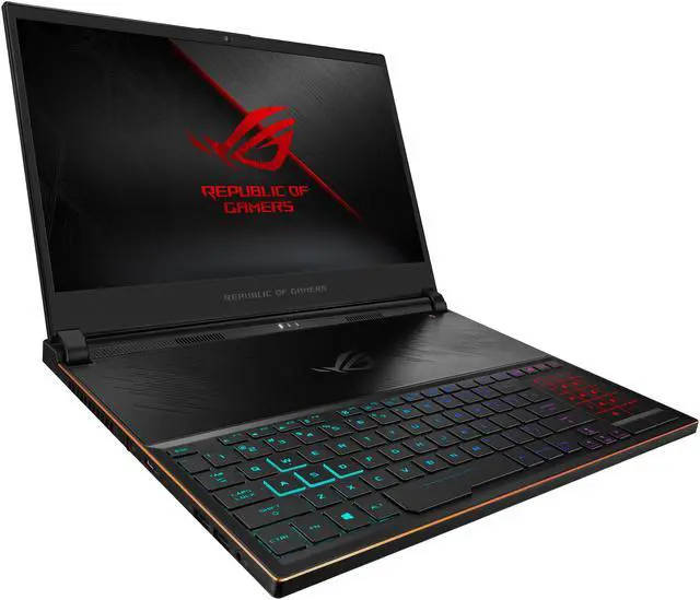 Alt view image 7 of 17 - ASUS ROG - 15.6" GeForce GTX 1060 - Intel Core i7-8750H  - 16GB Memory - 512 GB SSD - Windows 10 Home 64-bit - Gaming Laptop - 144 Hz (GX531GM-DH74 )