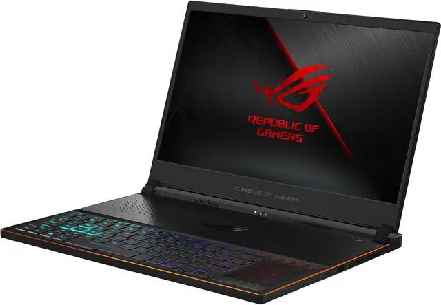 Main image of ASUS ROG - 15.6" GeForce GTX 1060 - Intel Core i7-8750H  - 16GB Memory - 512 GB SSD - Windows 10 Home 64-bit - Gaming Laptop - 144 Hz (GX531GM-DH74 )