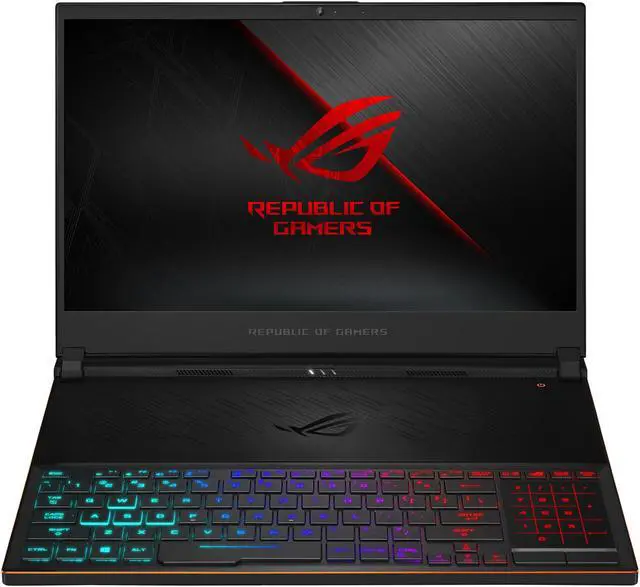 Alt view image 5 of 17 - ASUS ROG - 15.6" GeForce GTX 1060 - Intel Core i7-8750H  - 16GB Memory - 512 GB SSD - Windows 10 Home 64-bit - Gaming Laptop - 144 Hz (GX531GM-DH74 )