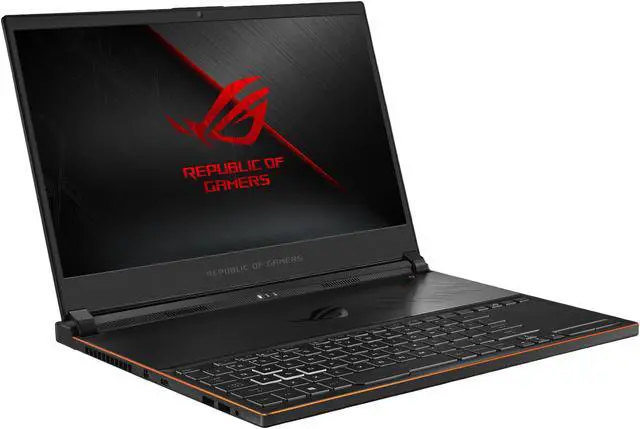 Alt view image 3 of 17 - ASUS ROG - 15.6" GeForce GTX 1060 - Intel Core i7-8750H  - 16GB Memory - 512 GB SSD - Windows 10 Home 64-bit - Gaming Laptop - 144 Hz (GX531GM-DH74 )