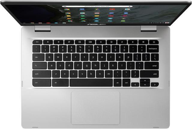 Alt view image 5 of 15 - ASUS Chromebook C523NA-DH02 15.6" HD NanoEdge Display with 180 Degree Hinge Intel Dual Core Celeron Processor, 4 GB RAM, 32 GB eMMC, Silver Color