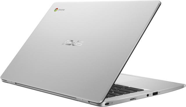 Alt view image 12 of 15 - ASUS Chromebook C523NA-DH02 15.6" HD NanoEdge Display with 180 Degree Hinge Intel Dual Core Celeron Processor, 4 GB RAM, 32 GB eMMC, Silver Color