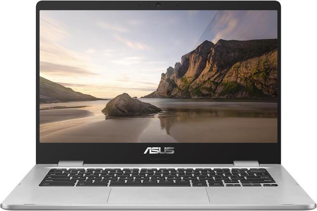 Alt view image 2 of 15 - ASUS Chromebook C523NA-DH02 15.6" HD NanoEdge Display with 180 Degree Hinge Intel Dual Core Celeron Processor, 4 GB RAM, 32 GB eMMC, Silver Color