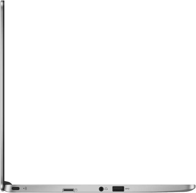Alt view image 9 of 15 - ASUS Chromebook C523NA-DH02 15.6" HD NanoEdge Display with 180 Degree Hinge Intel Dual Core Celeron Processor, 4 GB RAM, 32 GB eMMC, Silver Color
