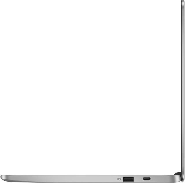 Alt view image 8 of 15 - ASUS Chromebook C523NA-DH02 15.6" HD NanoEdge Display with 180 Degree Hinge Intel Dual Core Celeron Processor, 4 GB RAM, 32 GB eMMC, Silver Color