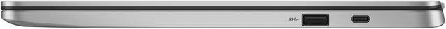 Alt view image 10 of 15 - ASUS Chromebook C523NA-DH02 15.6" HD NanoEdge Display with 180 Degree Hinge Intel Dual Core Celeron Processor, 4 GB RAM, 32 GB eMMC, Silver Color